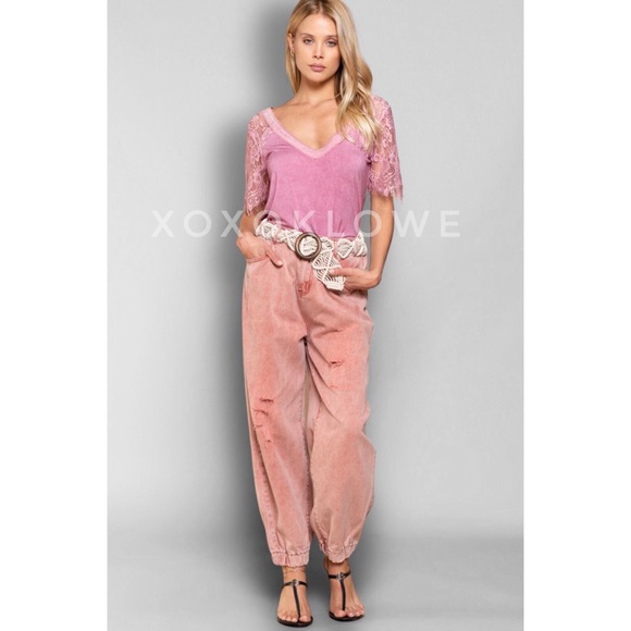 POL Pink Premium Tee Buttery Soft Relaxed Fit - Picture 12 of 16